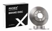 RIDEX 82B0732 1x Bremsscheibe Vorne Ø256mm voll für AUDI 80 (89, 89Q, 8A, B3)
