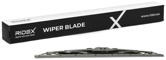 RIDEX Scheibenwischer Wischblatt Stück mit Spoiler Vorne Länge: 500mm Standard Bild RIDEX Scheibenwischer Wischblatt Stück mit Spoiler Vorne Länge: 500mm Standard