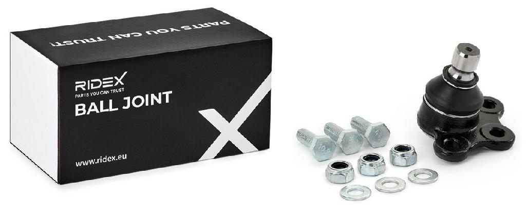 RIDEX 2462S0181 Traggelenk Führungsgelenk Vorne unten passend für PEUGEOT 207