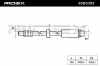 RIDEX Bremsschlauch 83B0282 HINTEN beidseitig BREMSSCHLÄUCHE Länge: 323mm Bild RIDEX Bremsschlauch 83B0282 HINTEN beidseitig BREMSSCHLÄUCHE Länge: 323mm