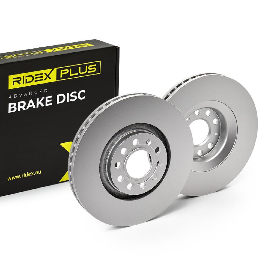 RIDEX PLUS 82B0199P 2x Bremsscheiben Vorne Ø320mm Belüftet für AUDI