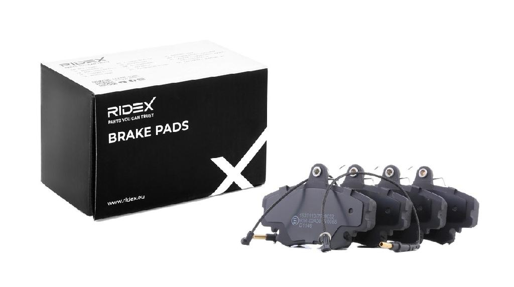 RIDEX Bremsbelagsatz Bremsbeläge Vorne für RENAULT Twingo 1I (CN0) Clio 1I