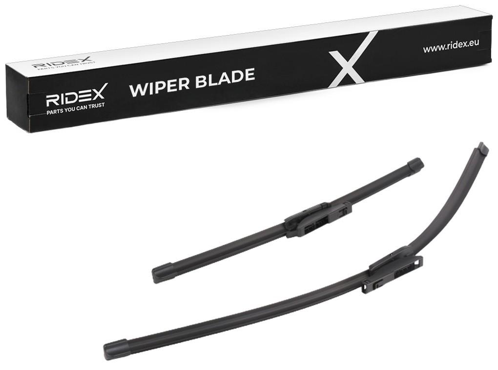 RIDEX Scheibenwischer Satz Wischerblätter Satz mit Spoiler Vorne Länge 1: 650mm