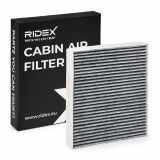 RIDEX 424I0204 Innenraumfilter Pollenfilter Aktivkohlefilter Höhe: 36 Breite: