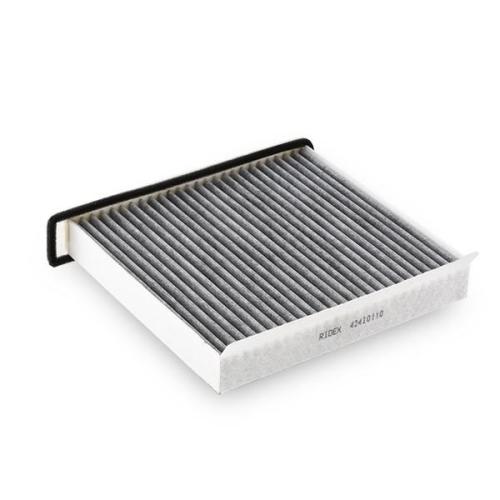 RIDEX 424I0110 Innenraumfilter Pollenfilter Aktivkohlefilter Höhe: 67 Breite: Bild RIDEX 424I0110 Innenraumfilter Pollenfilter Aktivkohlefilter Höhe: 67 Breite:
