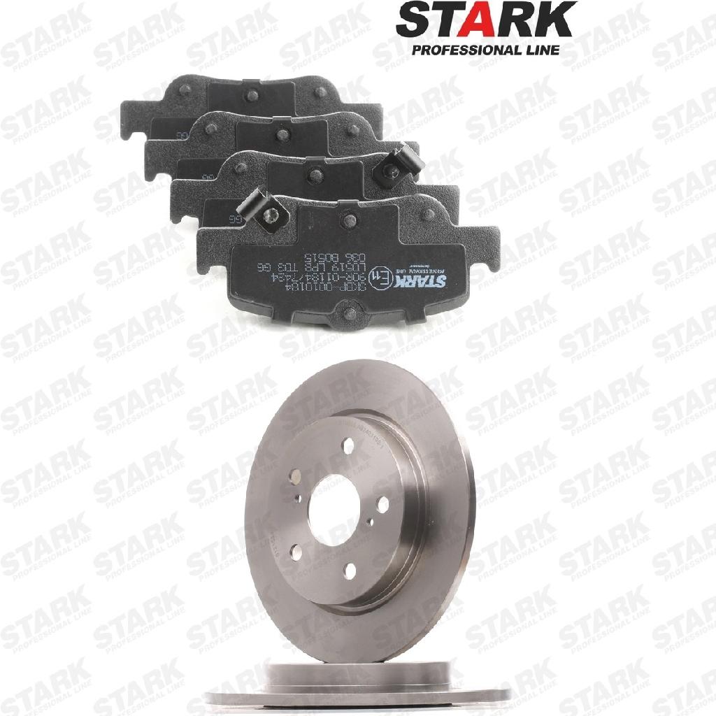 STARK Bremsenset Hinten Ø270mm - Bremsscheiben und Beläge für TOYOTA AURIS