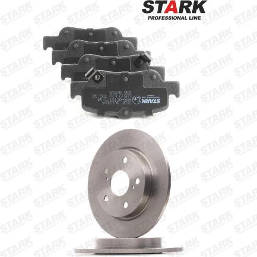 STARK Bremsenset Hinten Ø270mm - Bremsscheiben und Beläge für TOYOTA AURIS Bild STARK Bremsenset Hinten Ø270mm - Bremsscheiben und Beläge für TOYOTA AURIS