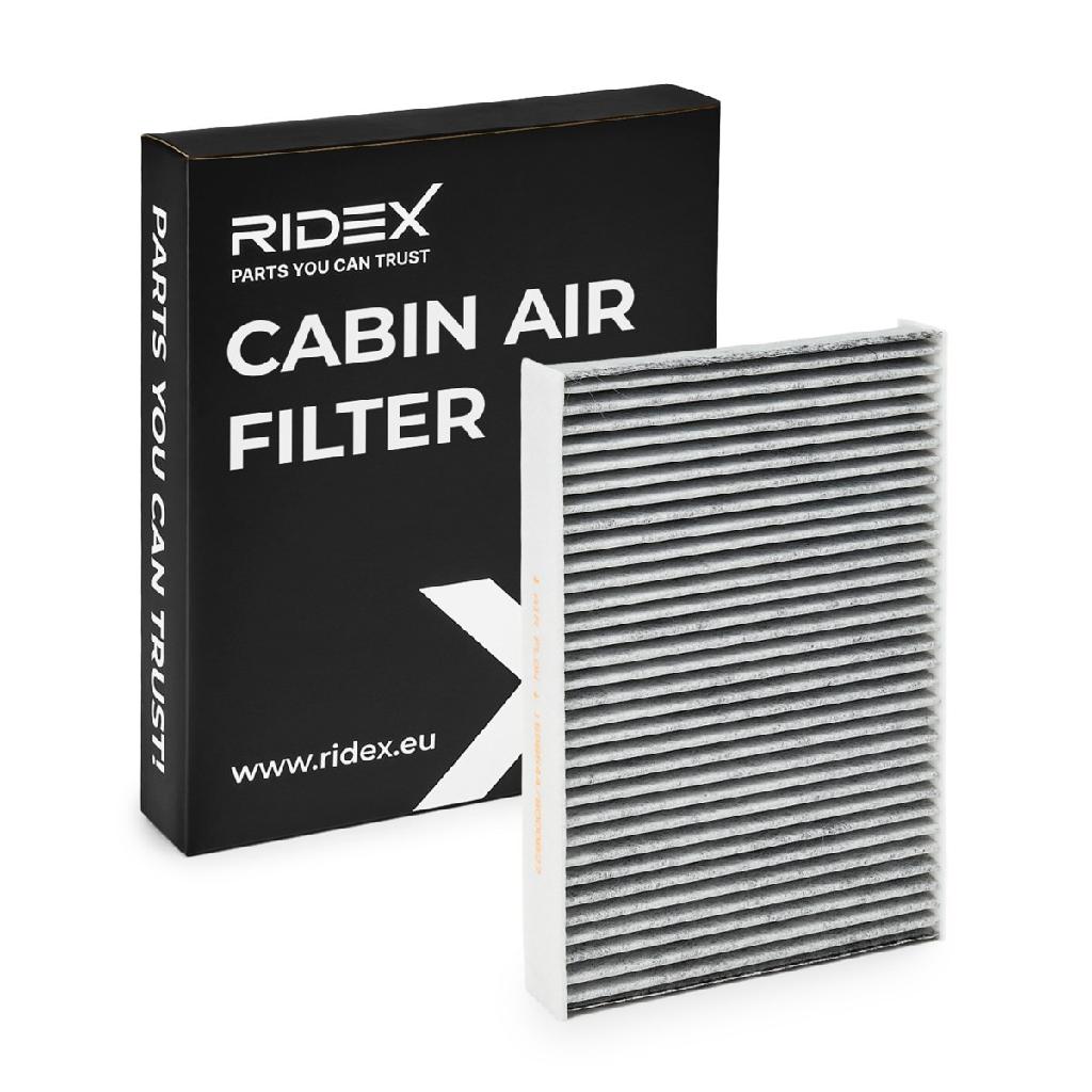RIDEX 424I0219 Innenraumfilter Pollenfilter Aktivkohlefilter Höhe: 35 Breite:
