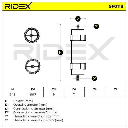 RIDEX 9F0118 Kraftstofffilter Diesel Filter Line Filter für AUDI A4 Avant Bild RIDEX 9F0118 Kraftstofffilter Diesel Filter Line Filter für AUDI A4 Avant