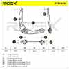 RIDEX 273C0252 Lenker Radaufhängung Querlenker Front rechts für CITROËN BERLINGO Bild RIDEX 273C0252 Lenker Radaufhängung Querlenker Front rechts für CITROËN BERLINGO