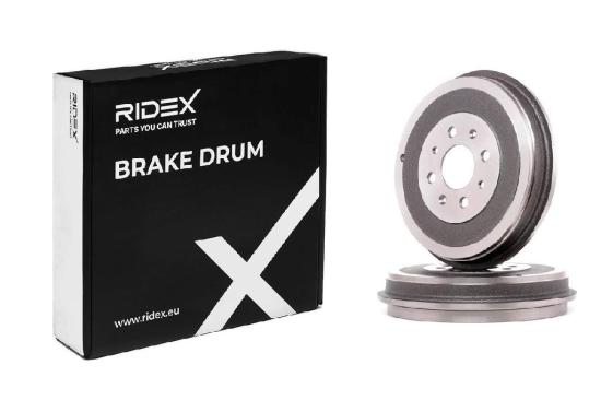 RIDEX 123B0051 2x Bremstrommeln Set Hinten für OPEL Corsa D Schrägheck Bild RIDEX 123B0051 2x Bremstrommeln Set Hinten für OPEL Corsa D Schrägheck