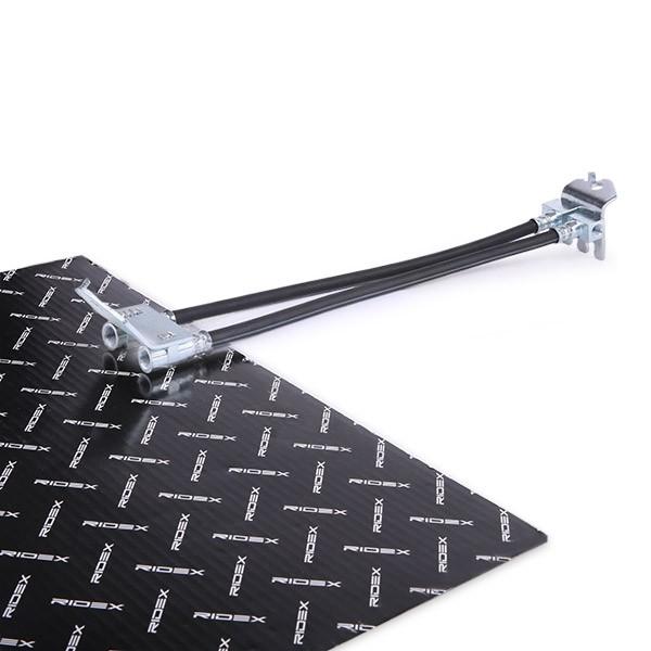 RIDEX Bremsschlauch 83B0562 HINTEN BREMSSCHLÄUCHE Länge: 445mm mit Flansch
