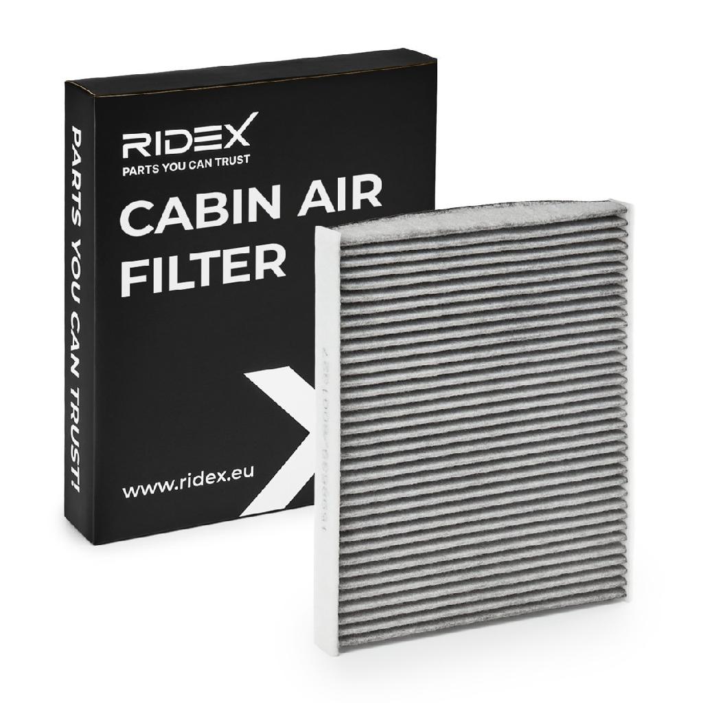 RIDEX 424I0133 Innenraumfilter Pollenfilter Aktivkohlefilter Höhe: 22 Breite: