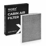 RIDEX 424I0133 Innenraumfilter Pollenfilter Aktivkohlefilter Höhe: 22 Breite: