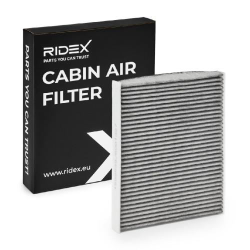 RIDEX 424I0133 Innenraumfilter Pollenfilter Aktivkohlefilter Höhe: 22 Breite: Bild RIDEX 424I0133 Innenraumfilter Pollenfilter Aktivkohlefilter Höhe: 22 Breite: