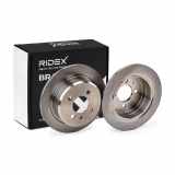RIDEX 82B0725 1x Bremsscheibe Hinten Ø258mm voll für BMW 3 Limousine (E30)
