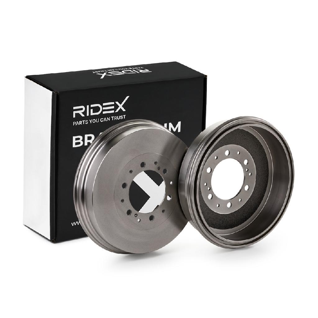 RIDEX 123B0225 2x Bremstrommeln Set Hinten AußenØ344,5mm für TOYOTA