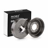 RIDEX 123B0225 2x Bremstrommeln Set Hinten AußenØ344,5mm für TOYOTA