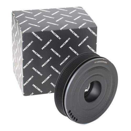 RIDEX 3213B0070 Riemenscheibe Kurbelwelle 151,5mm Kurbelwellenriemenscheibe Bild RIDEX 3213B0070 Riemenscheibe Kurbelwelle 151,5mm Kurbelwellenriemenscheibe