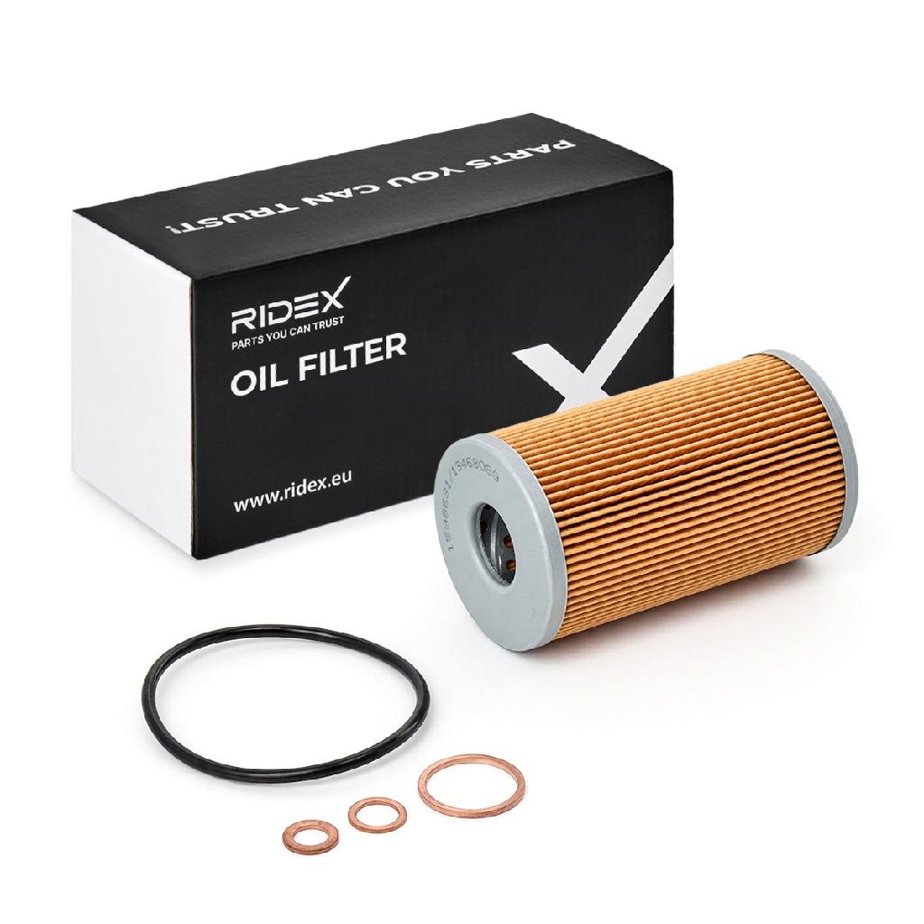RIDEX Ölfilter Auto Motorölfilter Filtereinsatz mit Dichtungen 7O0184