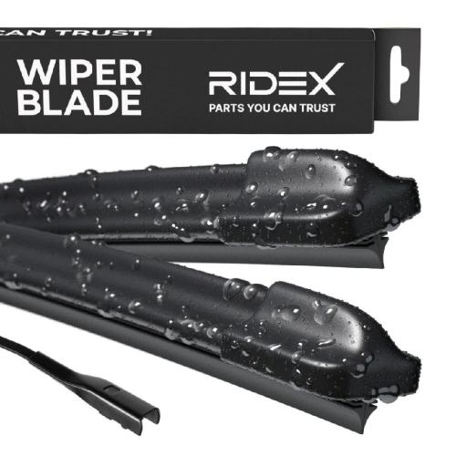 2x RIDEX Scheibenwischer Satz Wischerblätter Satz mit Spoiler Vorne Länge 1: Top Bild 2x RIDEX Scheibenwischer Satz Wischerblätter Satz mit Spoiler Vorne Länge 1: Top