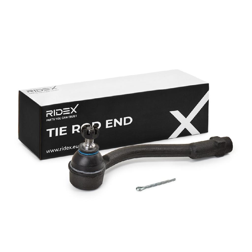 RIDEX Spurstangenkopf Vorderachse links Traggelenk 914T0423 mit Rechtsgewinde