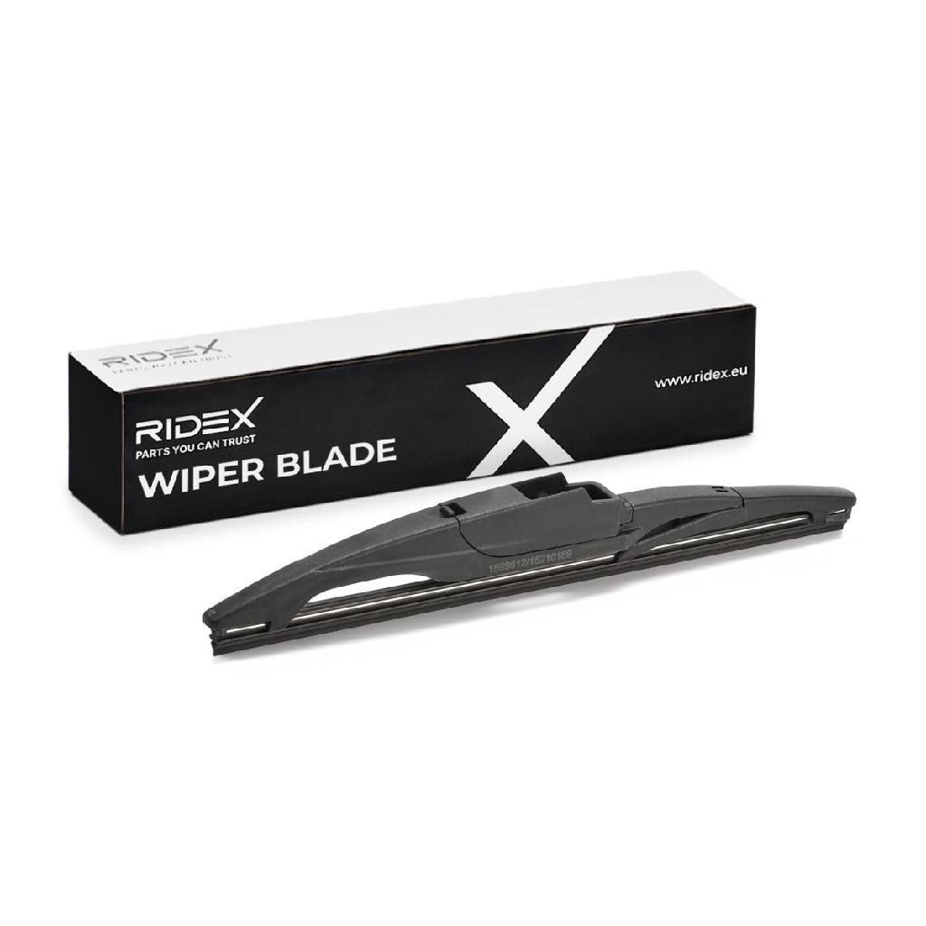 RIDEX Scheibenwischer Wischblatt Stück ohne Spoiler Heckwischer Hinten Länge: