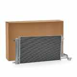 RIDEX 448C0097 Klimakondensator Klimaanlage Auto mit Trockner für VW POLO (9N)
