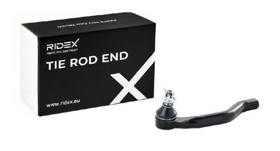RIDEX Spurstangenkopf Vorderachse rechts Traggelenk FM14X1.5 RHT MM12X1.25 RHT Bild RIDEX Spurstangenkopf Vorderachse rechts Traggelenk FM14X1.5 RHT MM12X1.25 RHT