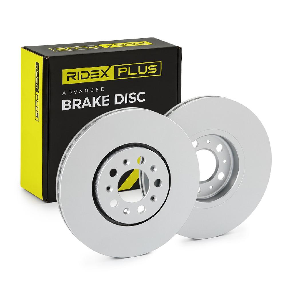 RIDEX PLUS 82B0143P 2x Bremsscheiben Vorne Ø288mm Belüftet für VW