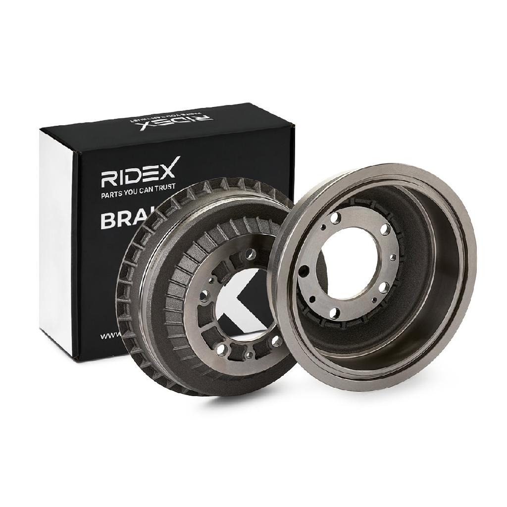 RIDEX 123B0246 2x Bremstrommeln Set Hinten InnenØ250mm AußenØ309mm für LADA