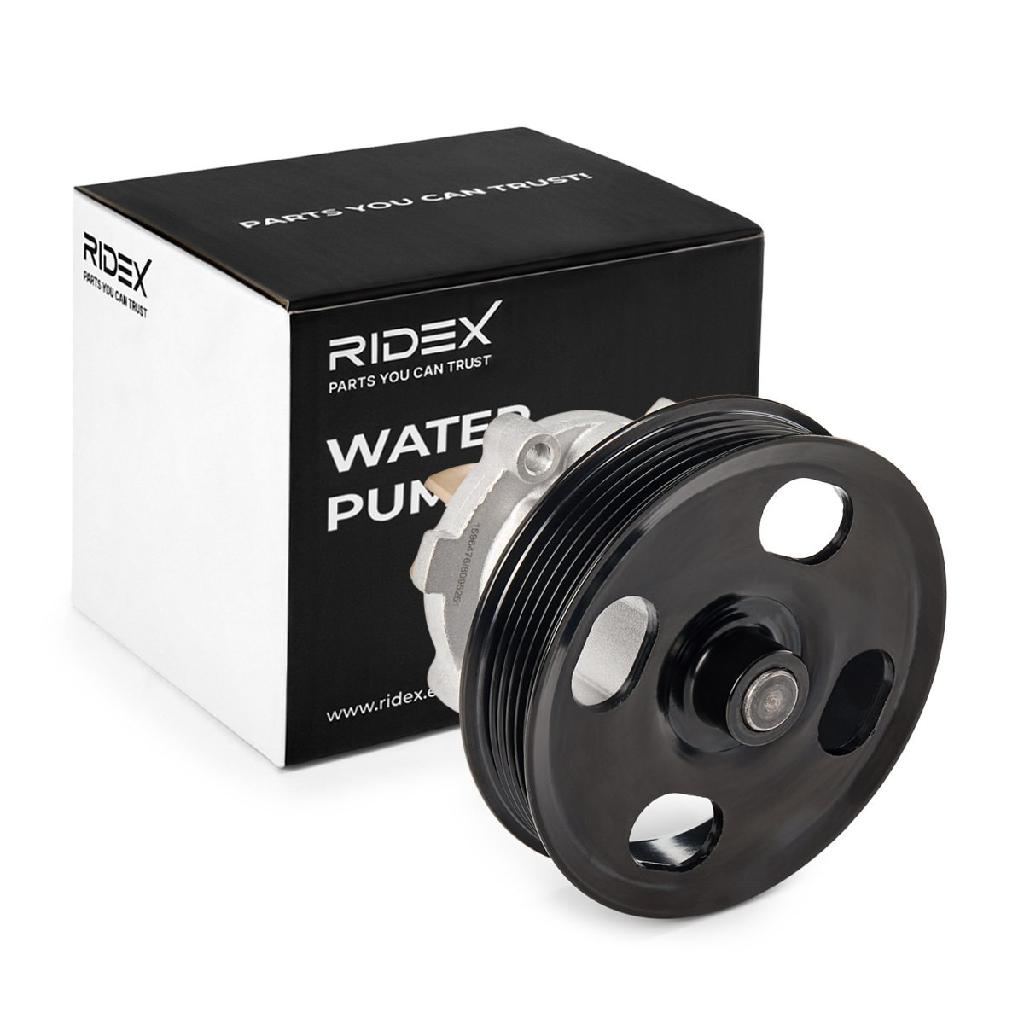 RIDEX 1260W0021 Kühlmittelpumpe Motorkühlung Wasserpumpe Aluminiumgehäuse