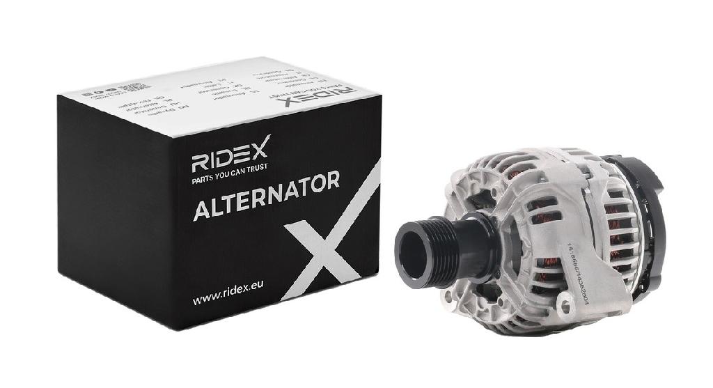 RIDEX 4G0345 Lichtmaschine 140A 12V Drehrichtung im Uhrzeigersinn mit für SAAB