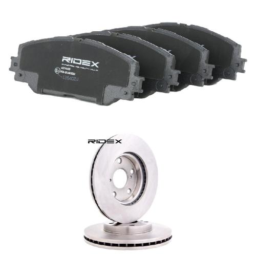 RIDEX Bremsenset Vorne Belüftet Ø273mm - Bremsscheiben und Beläge für TOYOTA Bild RIDEX Bremsenset Vorne Belüftet Ø273mm - Bremsscheiben und Beläge für TOYOTA