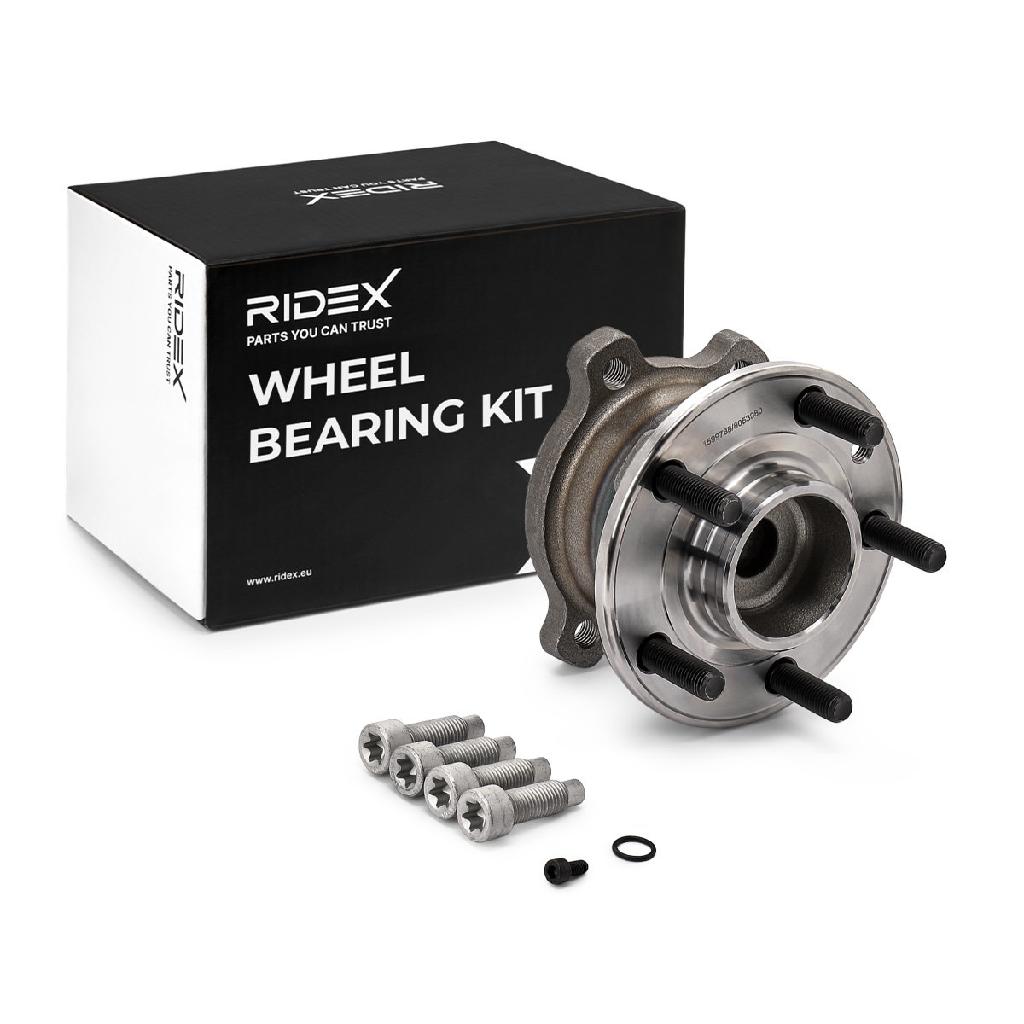 RIDEX 654W0404 Radlagersatz pro 1 Rad Hinten beidseitig für FORD 1461018 1493521