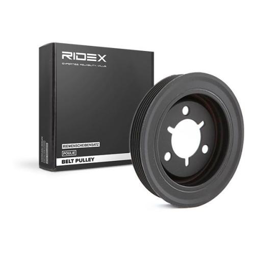 RIDEX 3213B0080 Riemenscheibe Kurbelwelle 148,0mm Kurbelwellenriemenscheibe Bild RIDEX 3213B0080 Riemenscheibe Kurbelwelle 148,0mm Kurbelwellenriemenscheibe