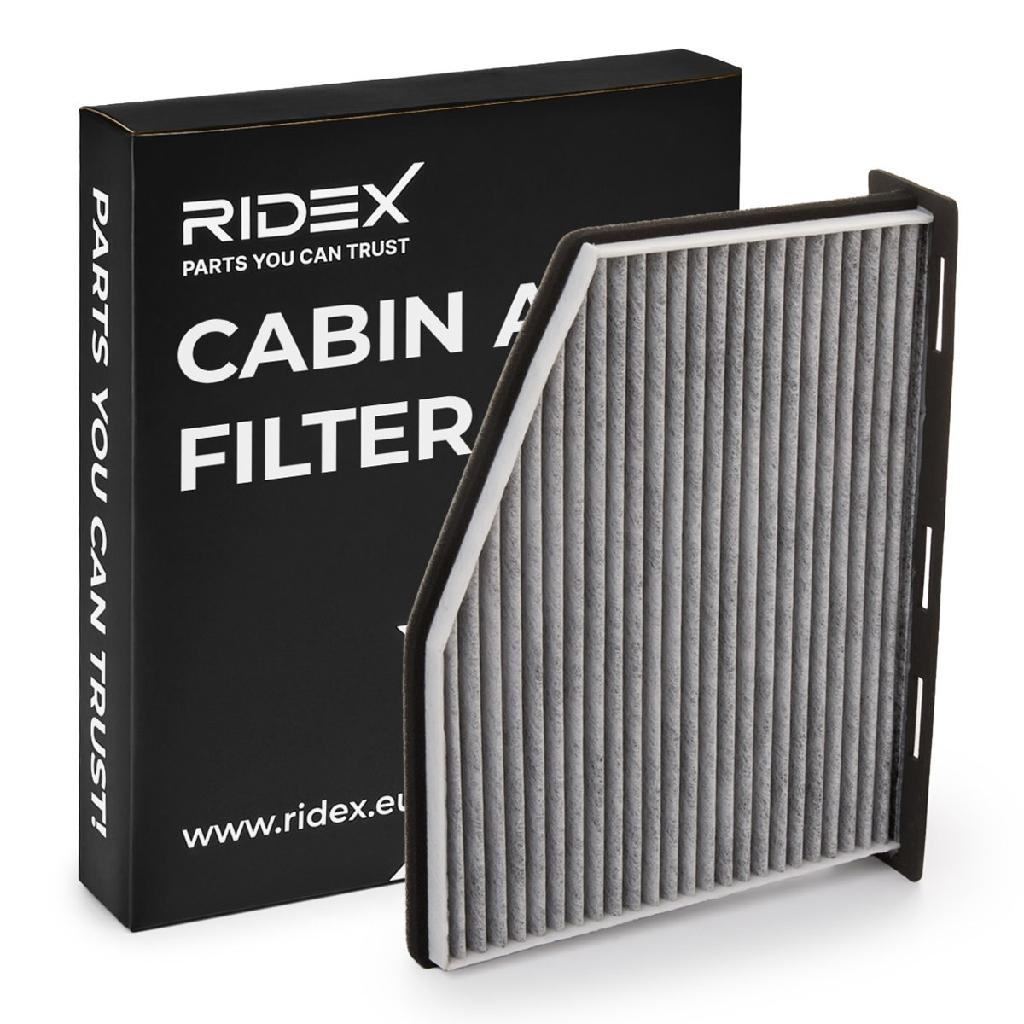 RIDEX 424I0002 Innenraumfilter Pollenfilter Aktivkohlefilter Höhe: 57 Breite: