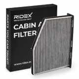 RIDEX 424I0002 Innenraumfilter Pollenfilter Aktivkohlefilter Höhe: 57 Breite: