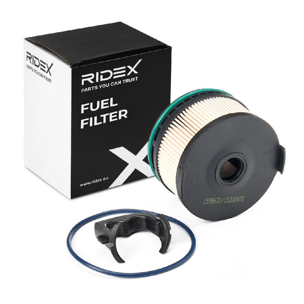 RIDEX 9F0495 Kraftstofffilter Filter Cartridge mit Dichtung 6540900252