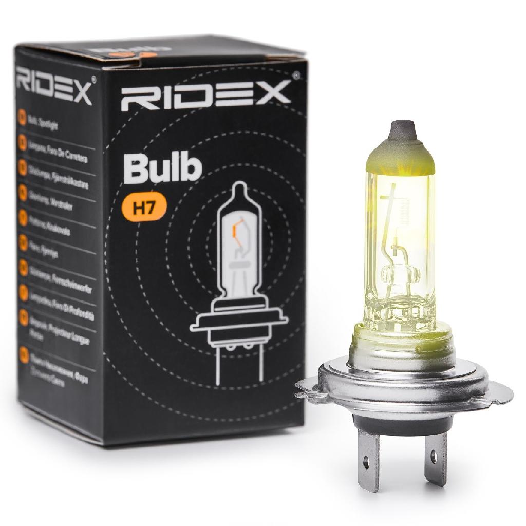 RIDEX H7 Glühlampe Fernscheinwerfer 55W 4000K Fernlicht Halogen Birne 106B0002