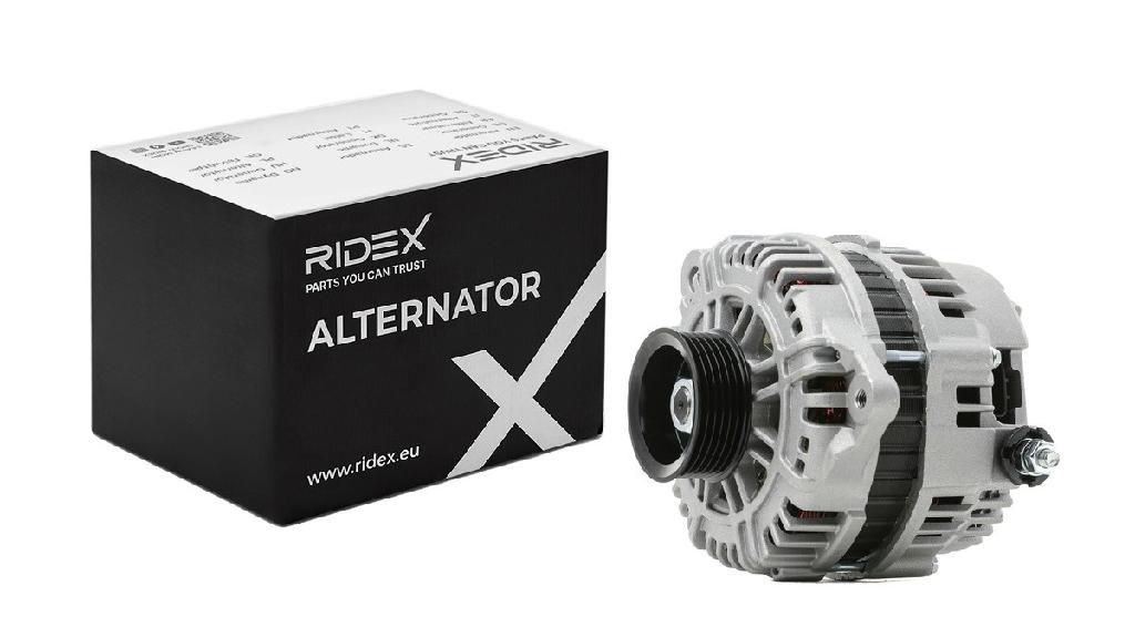 RIDEX 4G0350 Lichtmaschine 110A 12V Drehrichtung im Uhrzeigersinn mit für NISSAN