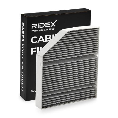 RIDEX 424I0423 Innenraumfilter Pollenfilter Aktivkohlefilter Höhe: 40 Breite: Bild RIDEX 424I0423 Innenraumfilter Pollenfilter Aktivkohlefilter Höhe: 40 Breite: