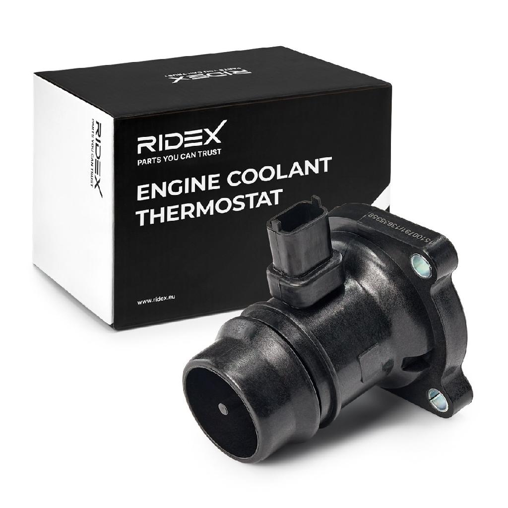 RIDEX 316T0204 Thermostat Kühlmittel Kühlwasserthermostat mit Gehäuse mit 103°C