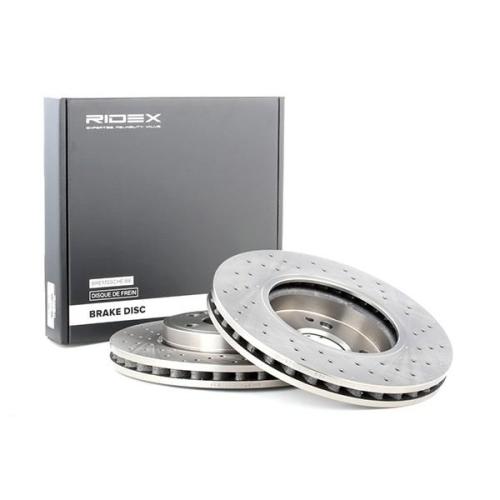 RIDEX 82B0750 2x Bremsscheiben Vorne Ø295mm gelocht/innenbel. 2464212512 Bild RIDEX 82B0750 2x Bremsscheiben Vorne Ø295mm gelocht/innenbel. 2464212512
