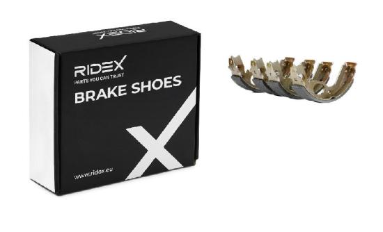 RIDEX Bremsbacken Satz für Trommelbremse Hinten ohne Hebel für MITSUBISHI Bild RIDEX Bremsbacken Satz für Trommelbremse Hinten ohne Hebel für MITSUBISHI