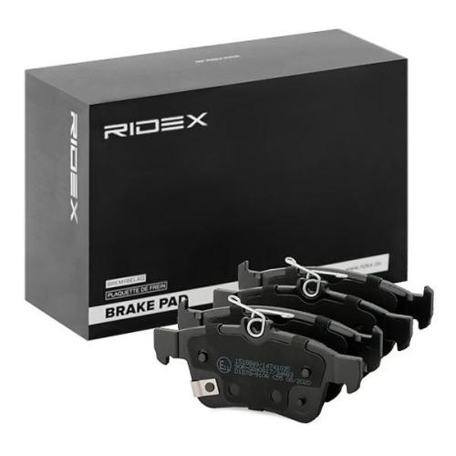 RIDEX Bremsbelagsatz Bremsbeläge Hinten für HONDA CIVIC IX (FK) e (ZC7) Bild RIDEX Bremsbelagsatz Bremsbeläge Hinten für HONDA CIVIC IX (FK) e (ZC7)
