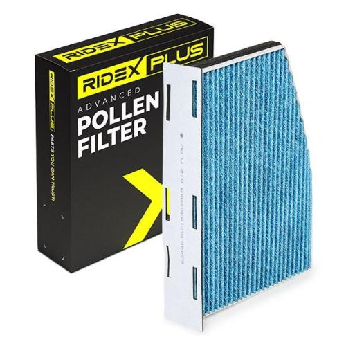 RIDEX PLUS 424I0643P Innenraumfilter Pollenfilter Aktivkohlefilter Höhe: 57 Bild RIDEX PLUS 424I0643P Innenraumfilter Pollenfilter Aktivkohlefilter Höhe: 57