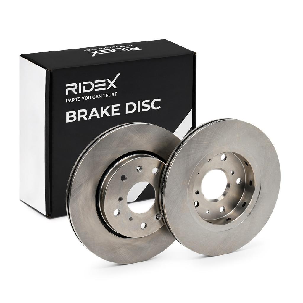 RIDEX 82B0578 2x Bremsscheiben Vorne Ø275,9mm Belüftet für SUZUKI SWIFT III