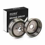 RIDEX 123B0031 2x Bremstrommeln Set Hinten InnenØ230mm AußenØ265mm für OPEL