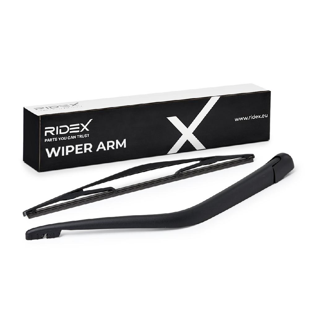 RIDEX Wischerarm Scheibenwischerarm 301W0141 hinten mit Wischblatt für OPEL